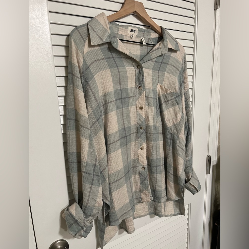 BKE Boyfriend Flannel